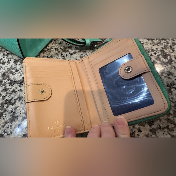Kate Spade Aqua Satchel and Wallet - Picture 4 of 9